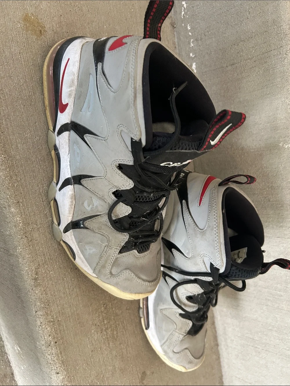 Nike CB34 Gray, Black & Red Basketball Sneakers